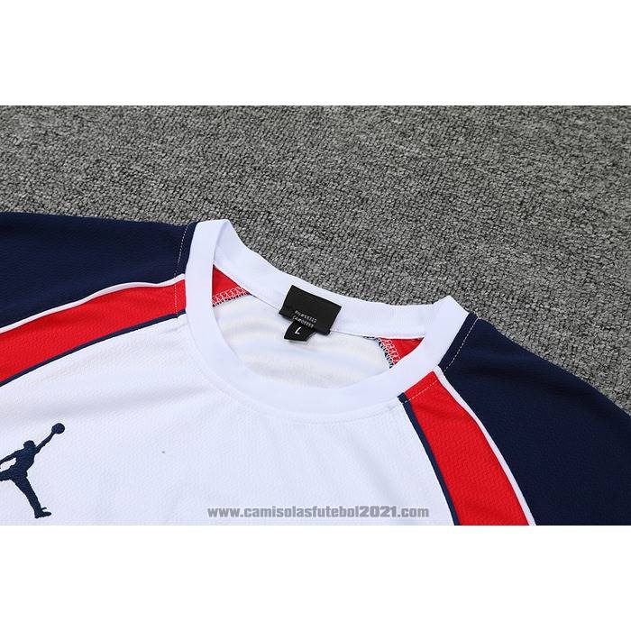 Fato de Treino Paris Saint-Germain Jordan Manga Curta 2022-2023 Branco - Calcas Curta